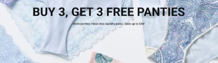 Buy 3, Get 3 Free Panties