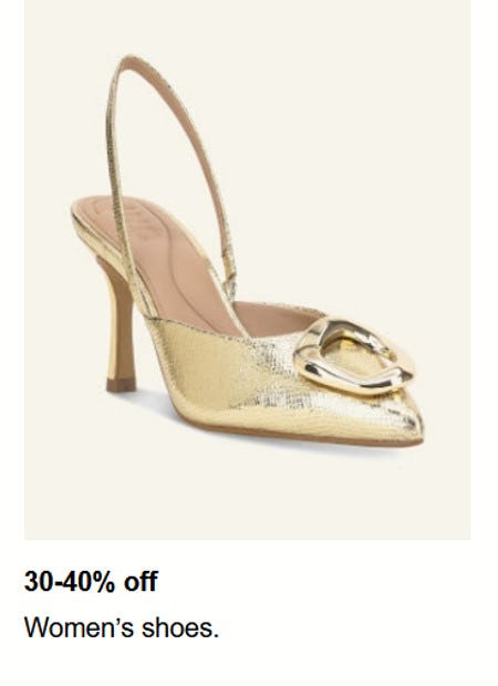 30-40% off Women's Shoes