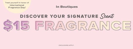 $15 Fragrance