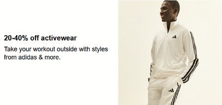 20-40% off Activewear