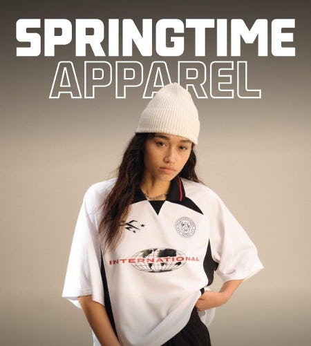 Finish your fit with fresh spring clothing