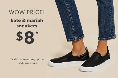 Kate and Mariah Sneakers $8