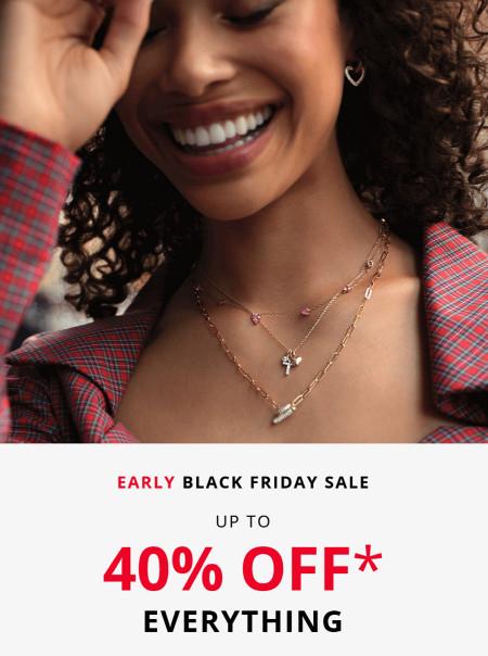 Early Black Friday: Up to 40% Off Everything
