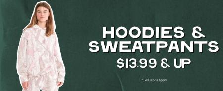 $13.99 & Up Hoodies & Sweatpants