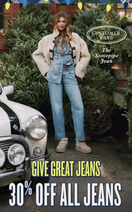 30% off All Jeans
