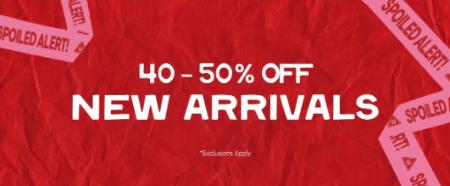 40-50% Off New Arrivals