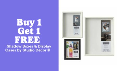 Buy 1, Get 1 free Shadow Boxes & Display Cases by Studio Décor