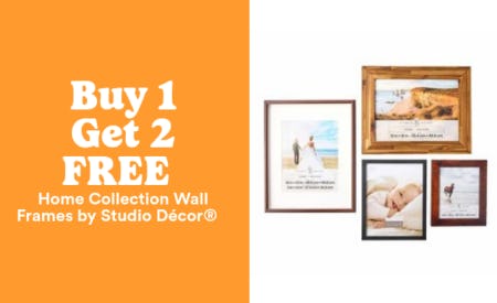 Buy 1, Get 2 Free Home Collection Wall Frames by Studio Décor