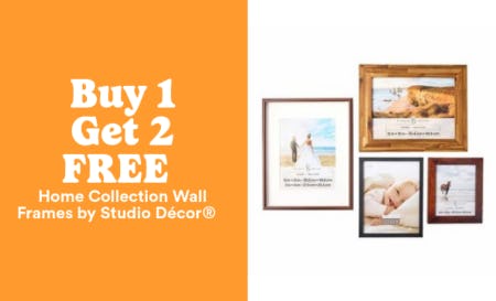 Buy 1, Get 2 Free Home Collection Wall Frames by Studio Décor