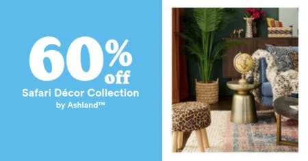 60% Off Safari Decor Collection by Ashland