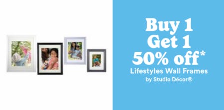 Buy 1, Get 1 50% Off Lifestyles Wall Frames By Studio Decor®