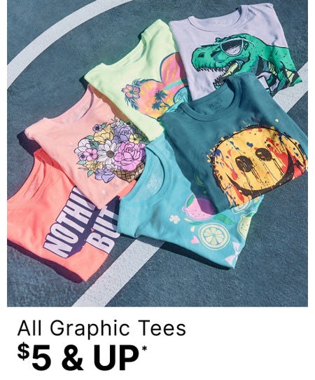 All Graphic Tees $5 and Up