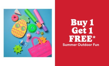 Buy 1, Get 1 Free on Summer Outdoor Fun