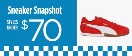 Sneaker Snapshot Styles Under $70