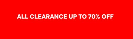 All Clearance Up to 70% off