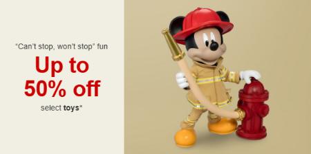 Up to 50% Off Select Toys