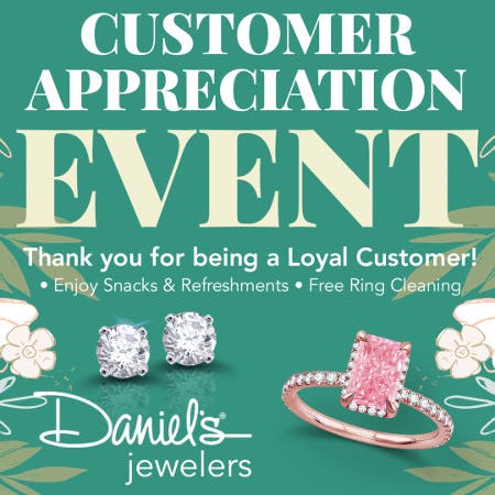 Daniel's Jewelers Customer Appreciation Sale