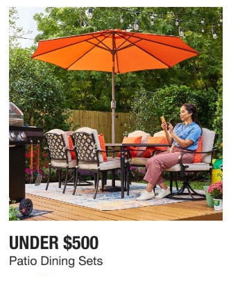 Under $500 Patio Dining Sets