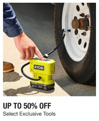 Up to 50% Off Select Exclusive Tools