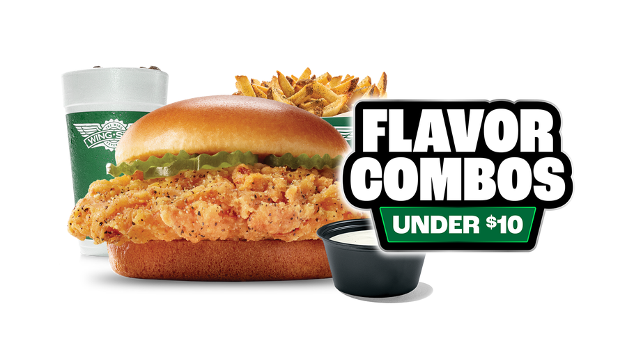 Wingstop Flavor Combo: Chicken Sandwich Under $10