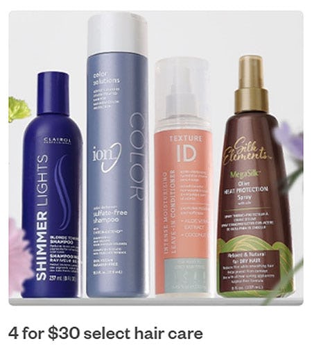 4 For $30 Select Hair Care