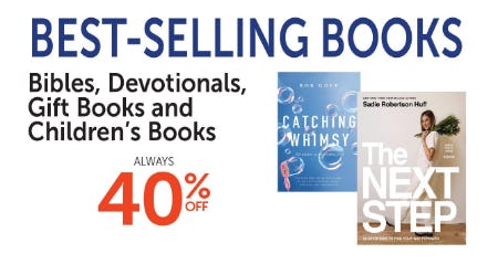 40% Off Best -- Selling Books