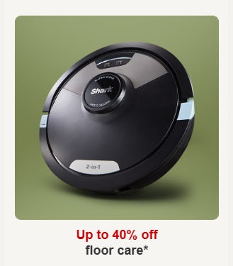 Up to 40% Off Floor Care