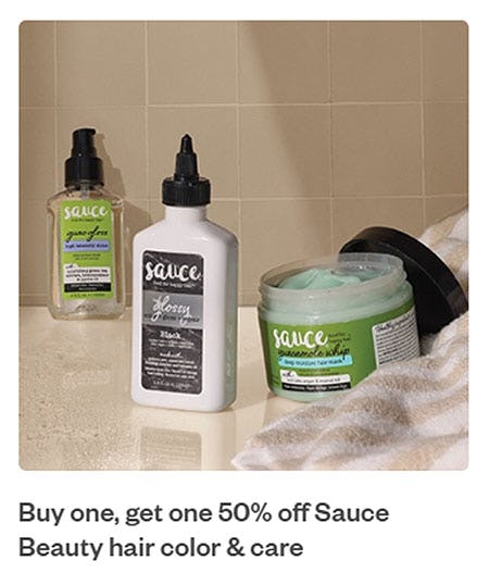 Buy One, Get One 50% Off Sauce Beauty Hair Color & Care