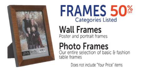 50% Off Frames