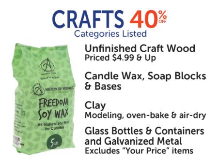 40% Off Crafts