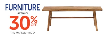 30% Off Furniture