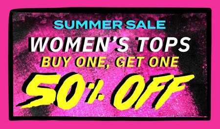 Women's Tops Buy One, Get One 50% off
