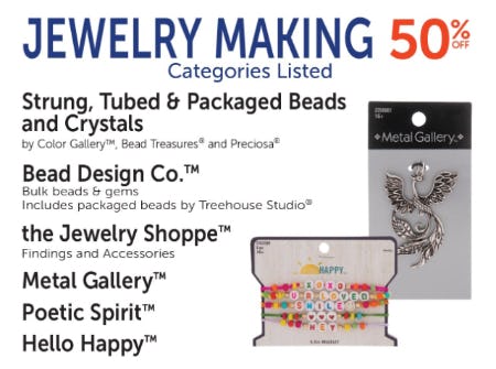 Jewelry Making 50% Off