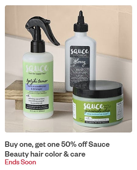 Buy One, Get One 50% Off Sauce Beauty Hair Color & Care