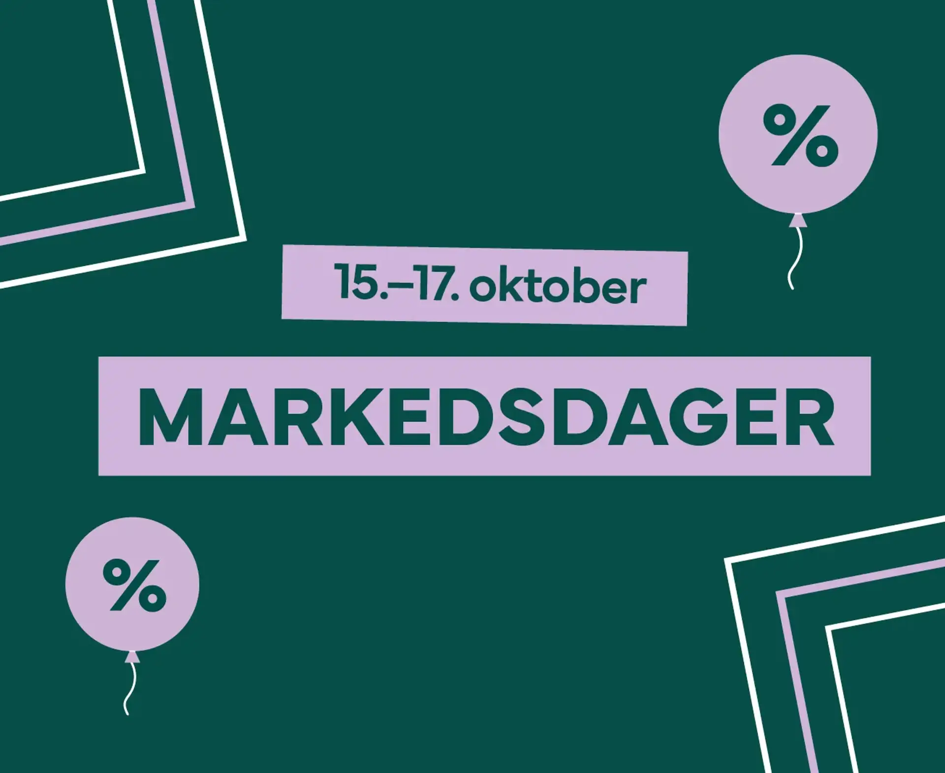 Velkommen til Markedsdager!  undefined