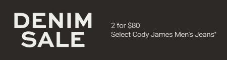 2 for $80 Select Cody James Men's Jeans