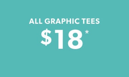 $18 Graphic Tees