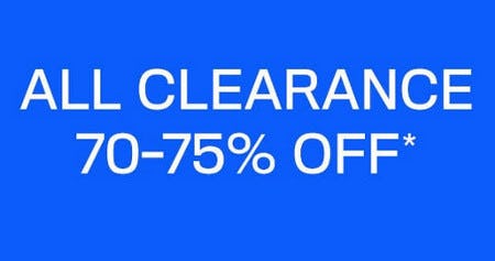 All Clearance 70-75% off