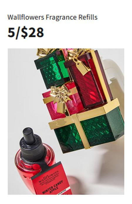 Wallflowers Fragrance Refills 5 for $28