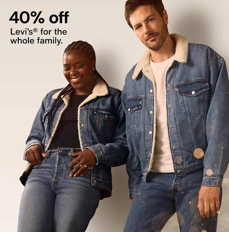 40% off Levi's for the Whole Family