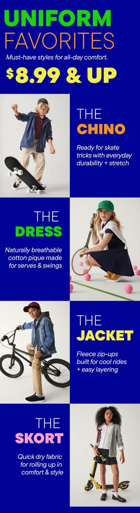 $8.99 and Up Uniforms