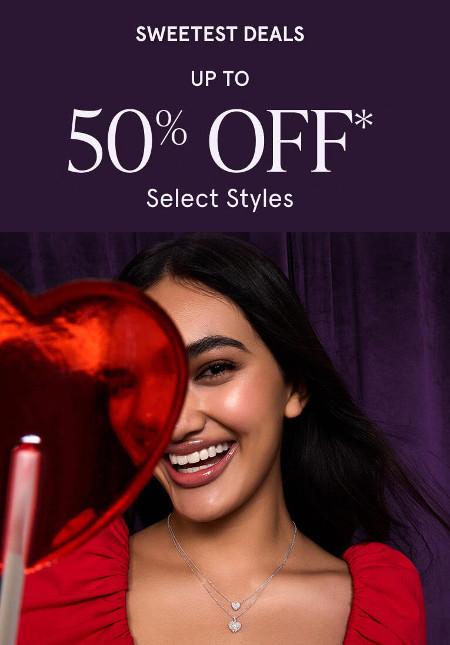 Up to 50% off Select Styles
