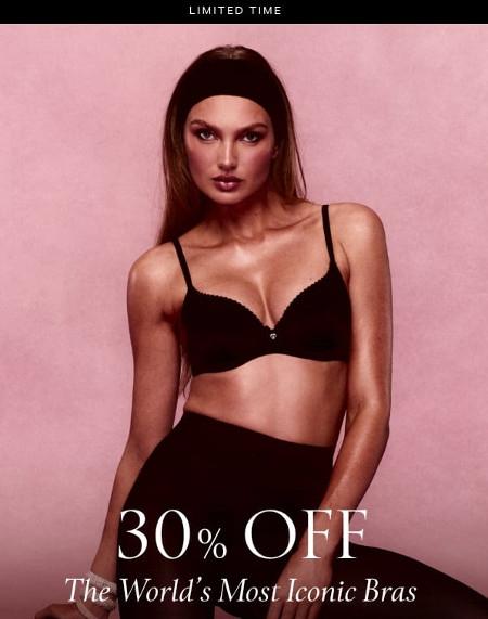 30% off the World's Most Iconic Bras