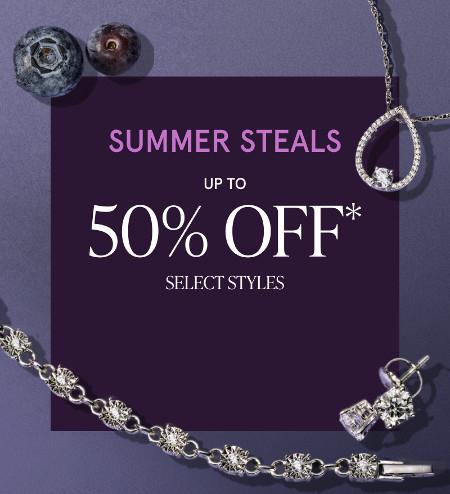 Up to 50% off Select Styles