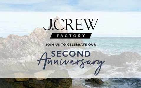 Celebrate J.Crew Factory's 2nd Anniversary!