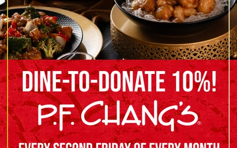 Dine-to-Donate at P.F Chang's!