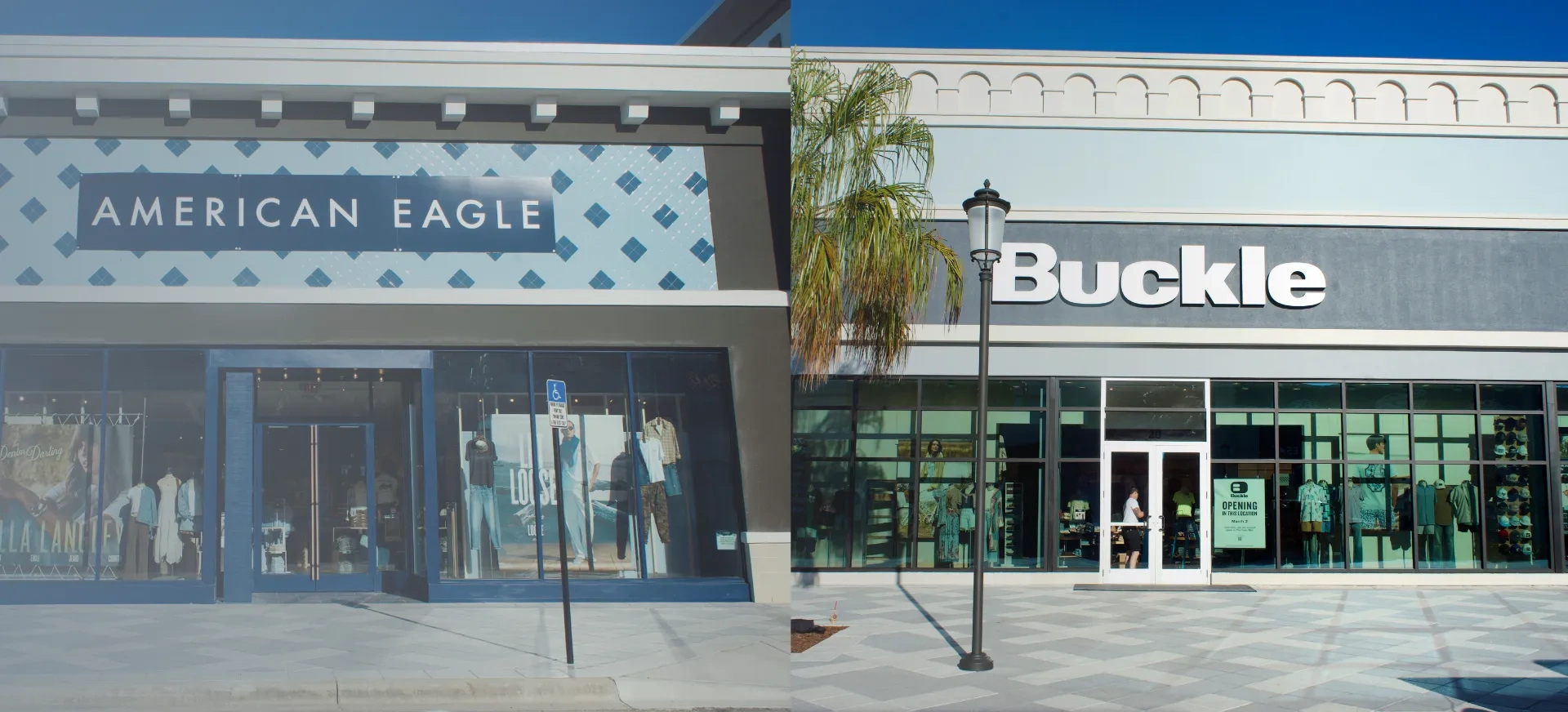 Now Open! BUCKLE & AMERICAN EAGLE