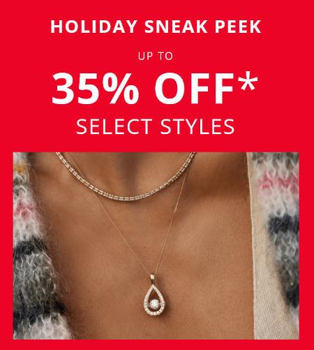 Up to 35% off Select Styles