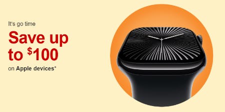 Up to $100 Off Apple Devices