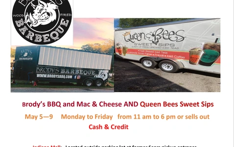 Brody's BBQ and Queen Bee's Sweet Sips Food Trucks